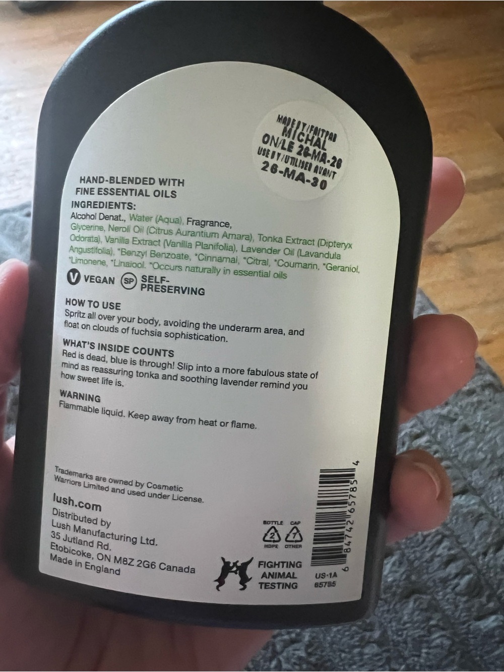 LUSH PINK BODY SPRAY CALIFORNIA EXCLUSIVE BRAND NEW 6.7 oz LIMITED EDITION - Picture 6 of 7